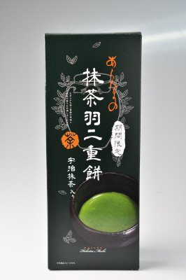 抹茶羽二重餅
