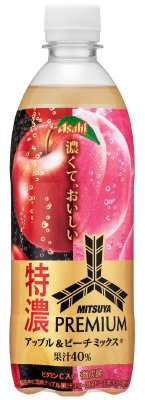 三ツ矢特濃プレミアム　アップル＆ピーチミックス　ＰＥＴ５００ｍｌ