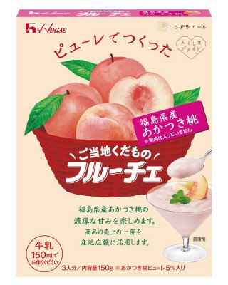 ご当地くだものフルーチェ　福島県産あかつき桃
