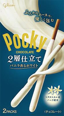 ポッキー2層仕立て＜バニラ香るホワイト＞