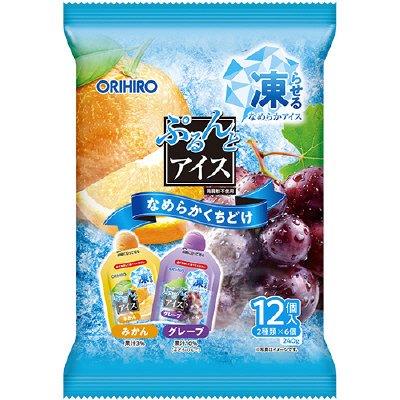 ぷるんとアイス　みかん＋グレープ