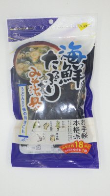 海鮮たっぷりみそ汁の具