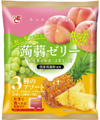 蒟蒻ゼリー　ピーチ＋マスカット＋パイナップル