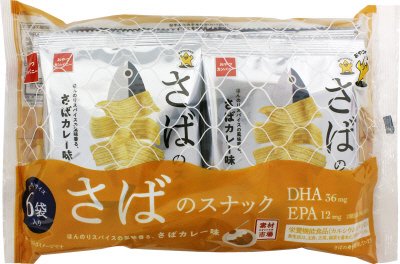 素材市場さばのスナックさばカレー味６袋入