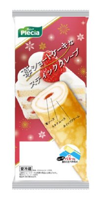 苺ショートケーキなスティッククレープ