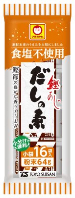 だしの素鰹あじ　食塩不使用　小袋１６袋入　６４ｇ