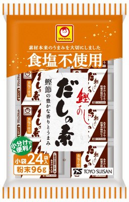 だしの素鰹あじ　食塩不使用　小袋２４袋入　９６ｇ