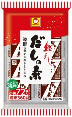 だしの素鰹あじ　小袋７２袋入　３６０ｇ