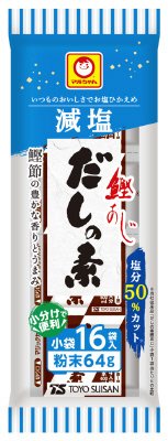 だしの素鰹あじ　減塩　小袋１６袋入　６４ｇ