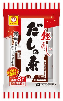 だしの素鰹あじ　小袋８袋入　４０ｇ