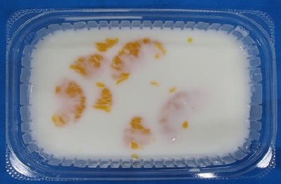 北海道産牛乳使用の牛乳寒天（みかん入り）