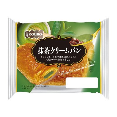 抹茶クリームパン