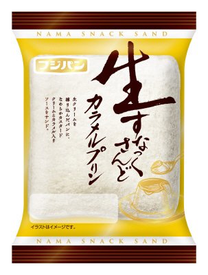 生すなっくさんどカラメルプリン