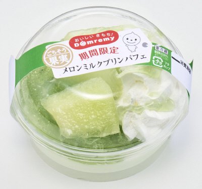 ごちそう果実 メロンミルクプリンパフェ
