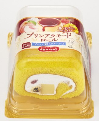 プリンアラモードロール