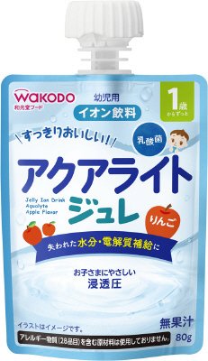 １歳からのＭＹジュレドリンク　アクアライト　りんご