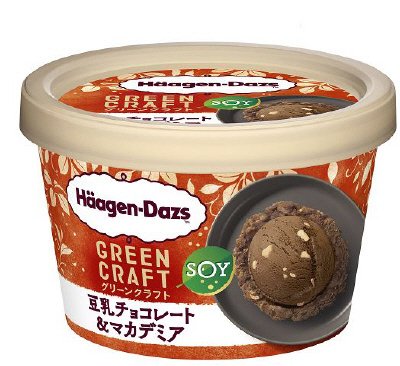 ミニカップ　ＧＲＥＥＮ　ＣＲＡＦＴ　豆乳　チョコレート＆マカデミア