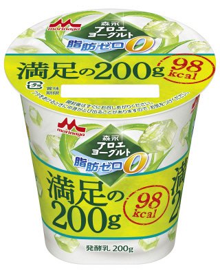 森永アロエヨーグルト脂肪ゼロ満足の