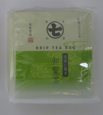 ＤＲＩＰ　ＴＥＡ　ＢＡＧ　深蒸し製法　知覧茶