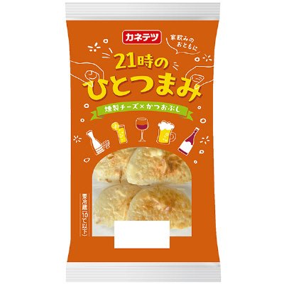 21時のひとつまみ　燻製チーズ×かつおぶし