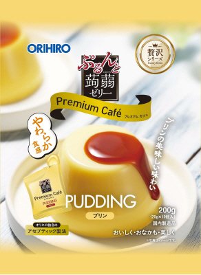 ぷるんと蒟蒻　プレミアムカフェ　プリン