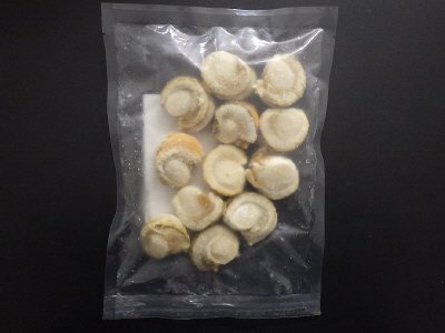 北海道産蒸しほたて