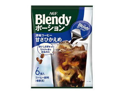「ブレンディ」ポーション　濃縮コーヒー　甘さひかえめ６個