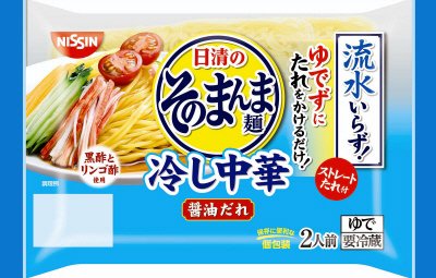 日清のそのまんま麺　冷し中華　醤油だれ　２人前