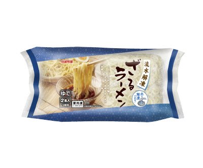 流水解凍ざるラーメン