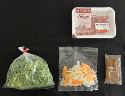 千葉県南房総市産菜の花とお米育ち豚のたまご炒め