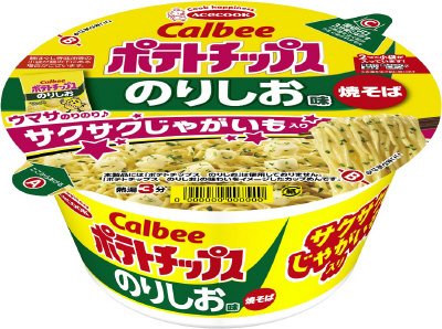 カルビーのりしお味焼そば　サクサクじゃがいも入り