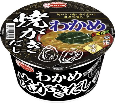 わかめラーメン　焼がきだし味噌