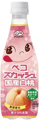 不二家ペコスカッシュ国産白桃