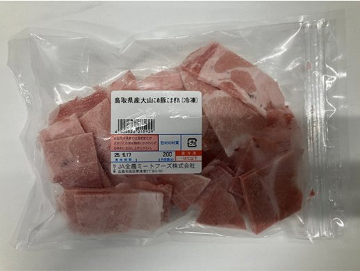 全農ミートフーズ広島／鳥取県産大山こめ豚こまぎれ（冷凍）