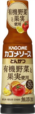 カゴメソース　有機野菜と果実使用　とんかつ
