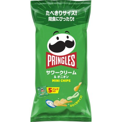 プリングルズ　ミニチップス　サワークリーム＆オニオン