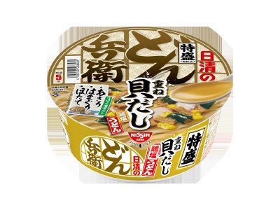 日清のどん兵衛　特盛　重ね貝だし鶏塩うどん