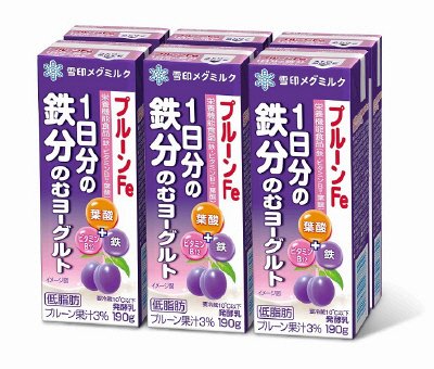 プルーンFe　1日分の鉄分　のむヨーグルト