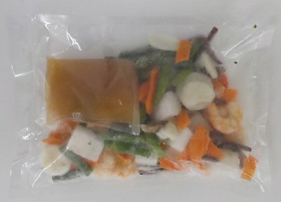 卵を加えて！海鮮と野菜の中華あんかけ