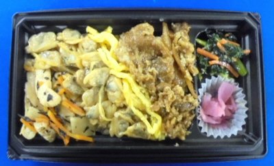 あさりと牛しぐれ煮弁当