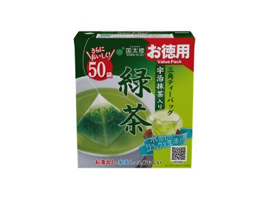 お徳用宇治抹茶入り緑茶三角ティーバッグ