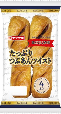 山崎製パン　たっぷりつぶあんツイスト（４）