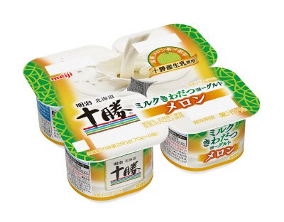 明治北海道十勝ミルクきわだつヨーグルト　メロン