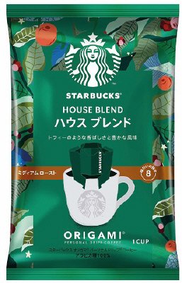 スターバックス　オリガミ　パーソナルドリップ　コーヒー　ハウス　ブレンド
