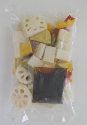 やわらかイカと野菜の照り焼き