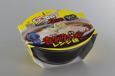 河京の喜多方ラーメン　レンジ麺