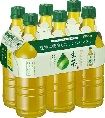 生茶　ラベルレス　６本パック