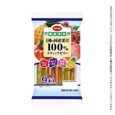 ４種の国産果汁１００％スティックゼリー
