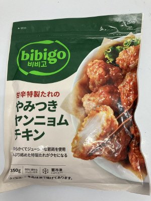 ｂｉｂｉｇｏ甘辛特製たれのやみつきヤンニョムチキン３５０g