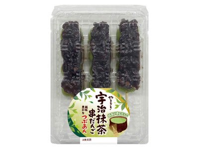 宇治抹茶串だんご　つぶあん